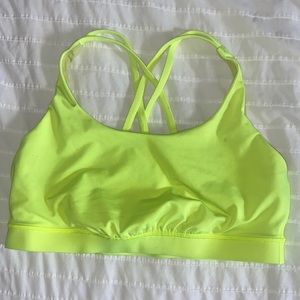 Lululemon Neon Sports Bra